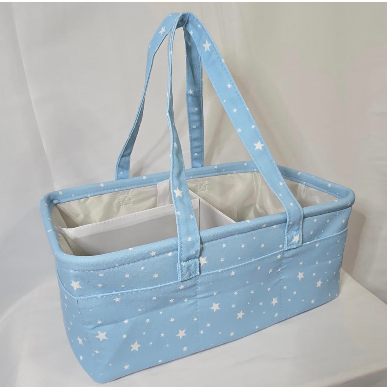 Stars Fabric Diaper Caddy
