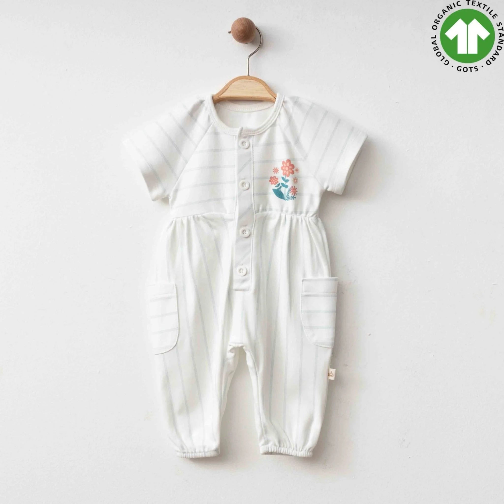 Eslenza Girls Jumpsuit Ekru