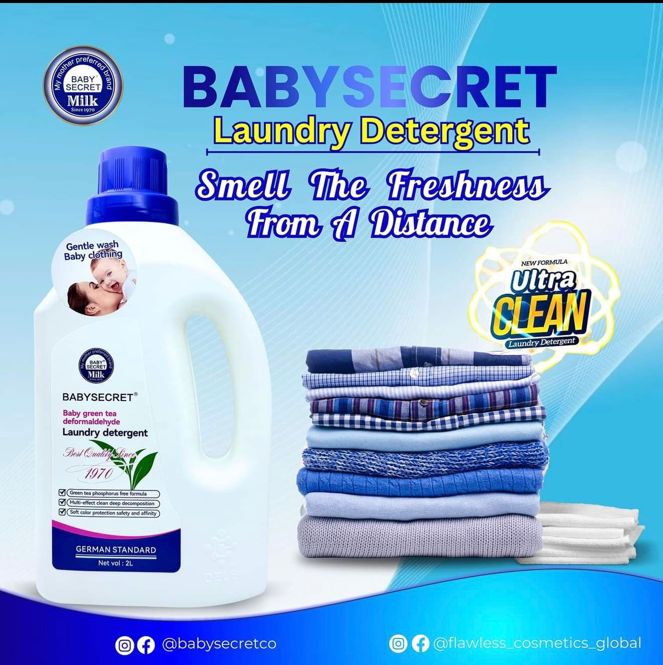 Baby Secret Laudey Detergent 2 Liters