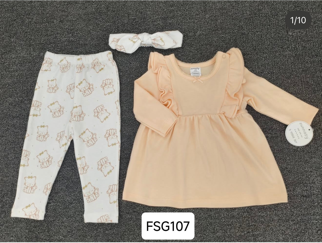 Sunnozy 3 Ocs Girl Set With Headband