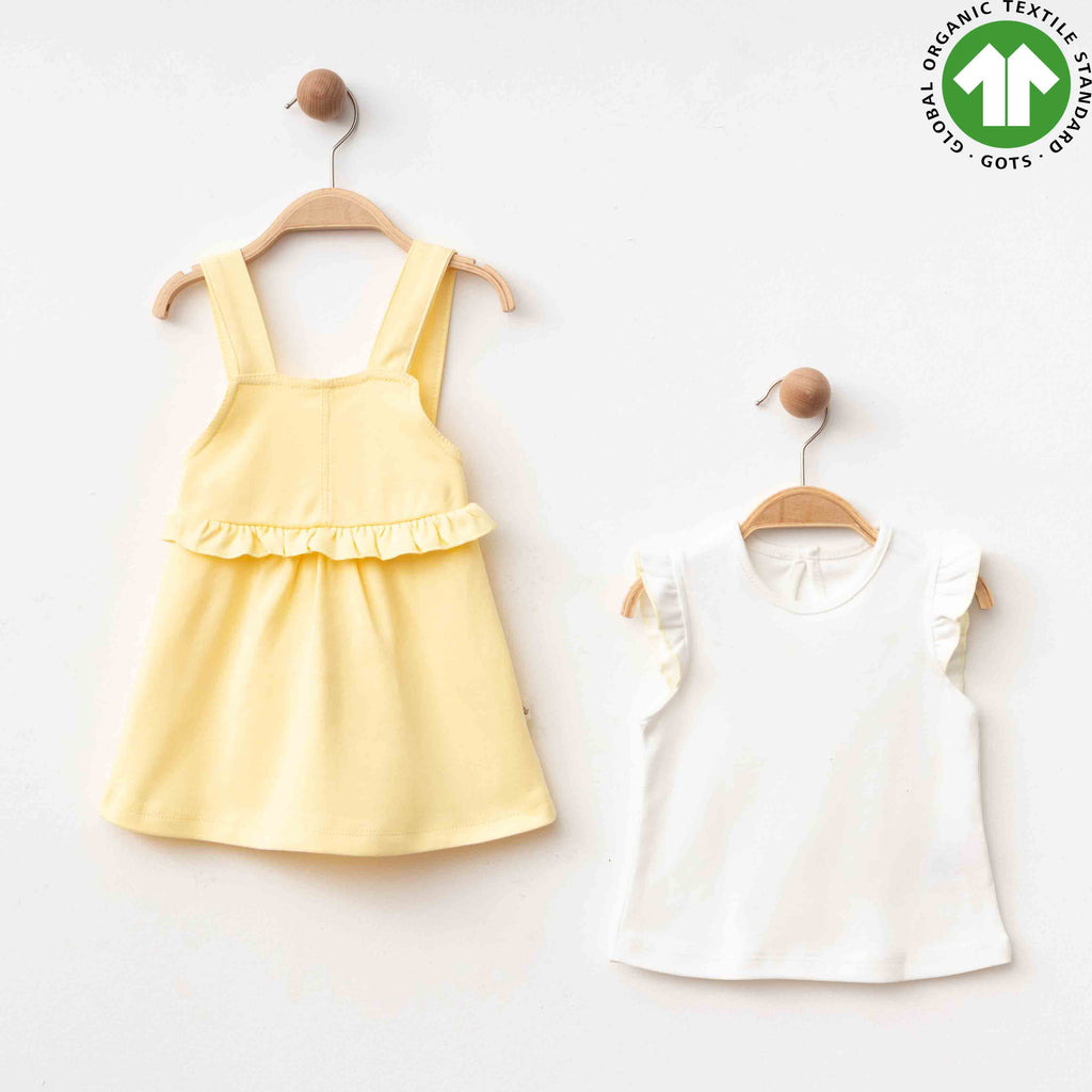 Eslenza Girls 2 pcs Dungarees Set