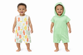 Cute Koala 2 Pcs  Romper With Hoodie