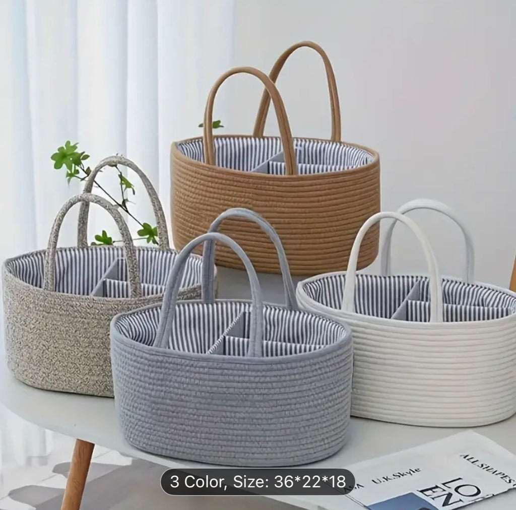 Knitted Diaper Caddy