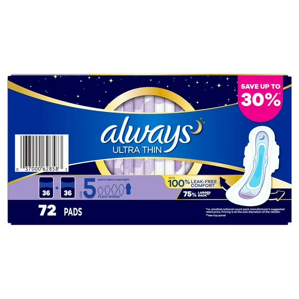 Always Ultra Thick Postpartum Pad 18pcs