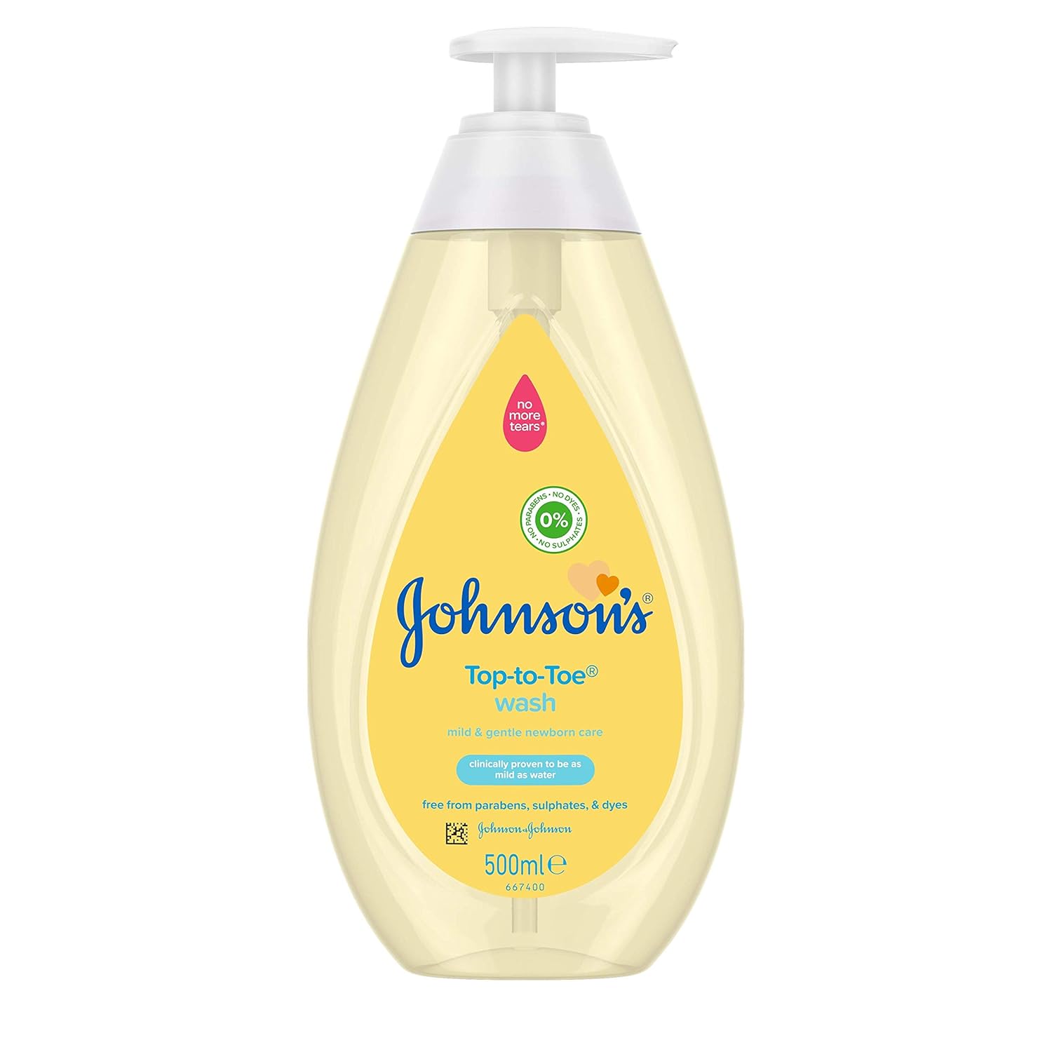 Johnson’s Head-To-Toe Wash 500ml