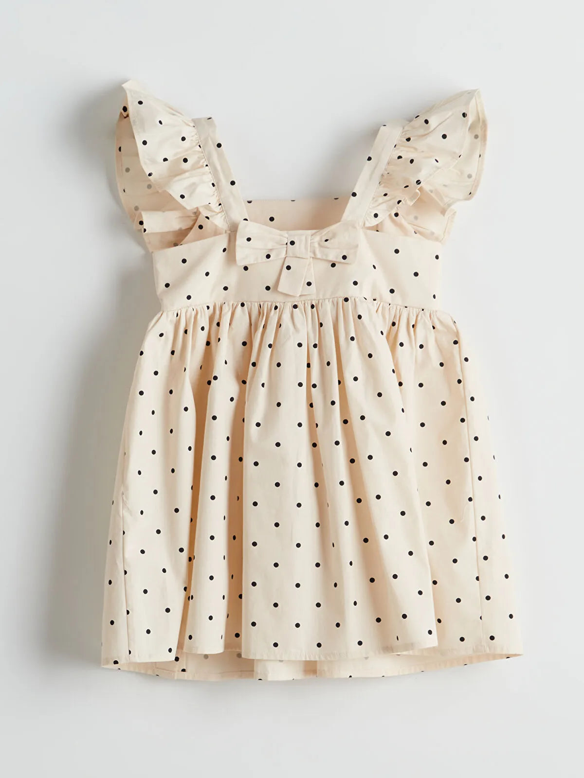 Nara Nude Doted Dress