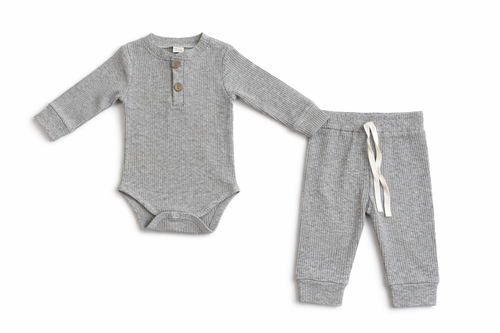 Boys 2 Pcs Long Sleeve Bodysuit And Pants