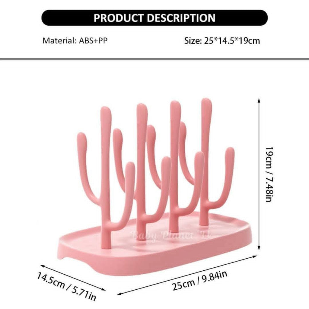 Cactus Shape Portable Baby Bottle Drain Rack