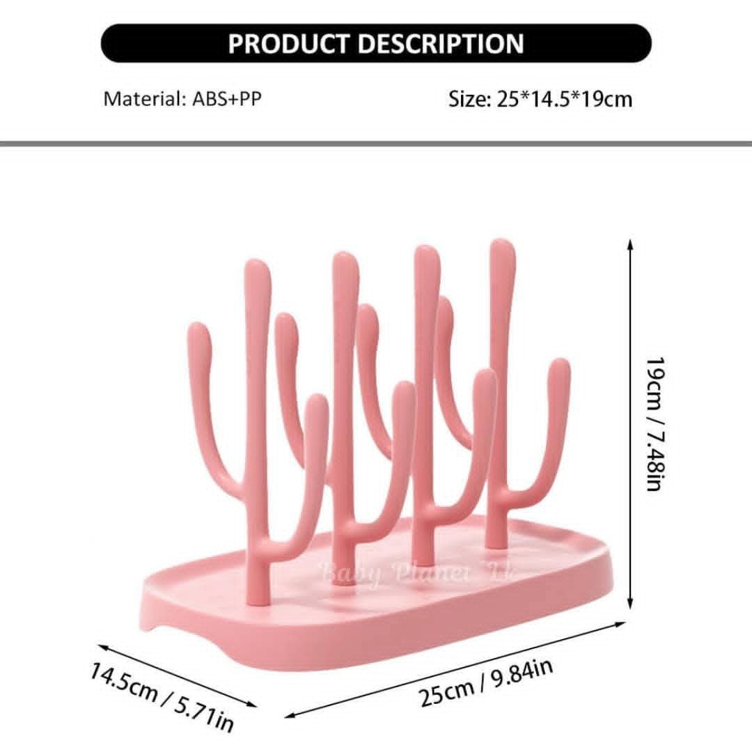 Cactus Shape Portable Baby Bottle Drain Rack