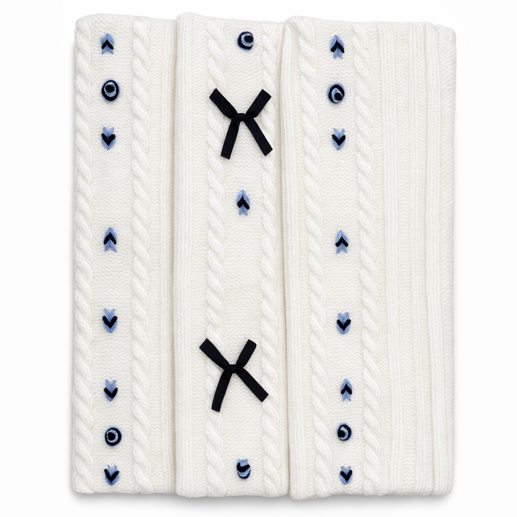 Sevil Classy Baby Knitted Blanket
