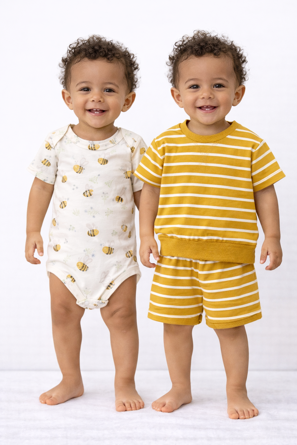 Cute Koala 3 pcs Boys Cotton Striped Set