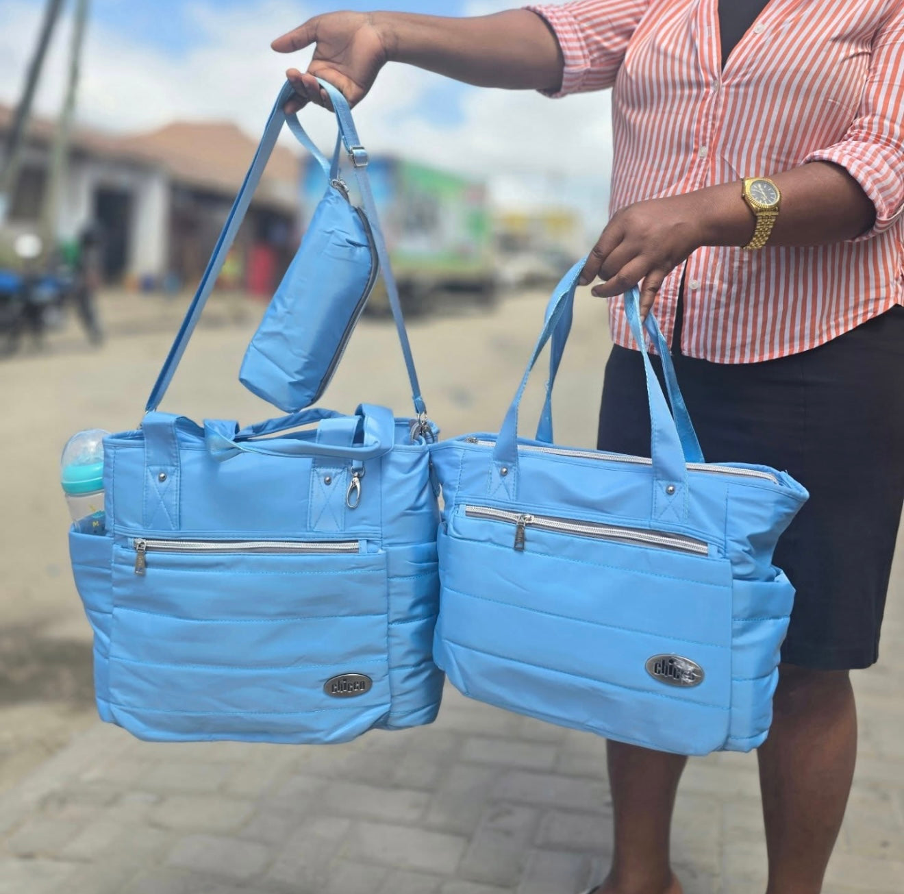 Baby Sky 4 Pcs Diaper Bag Set