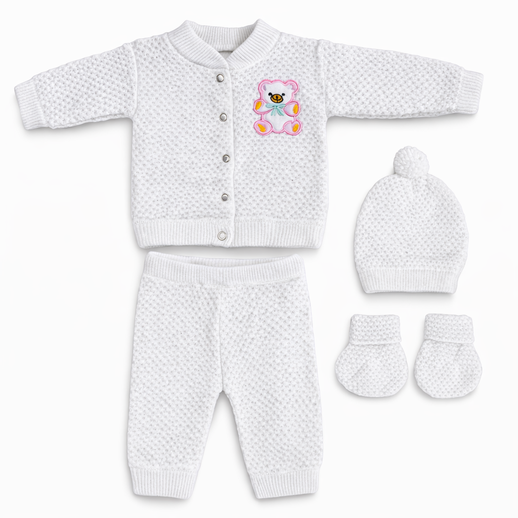 New Ashley 4 Pcs Baby knitted Wear