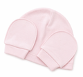 Eslenza 2pcs Organic Cotton Hat And Mitten