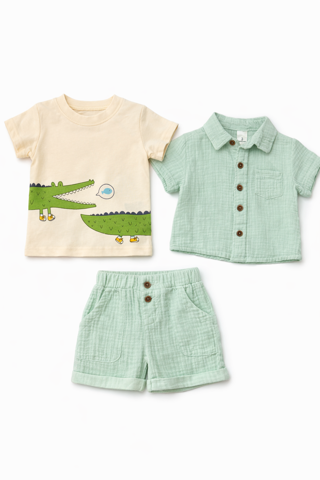 Cute Koala 3 pcs Boys Linen Set