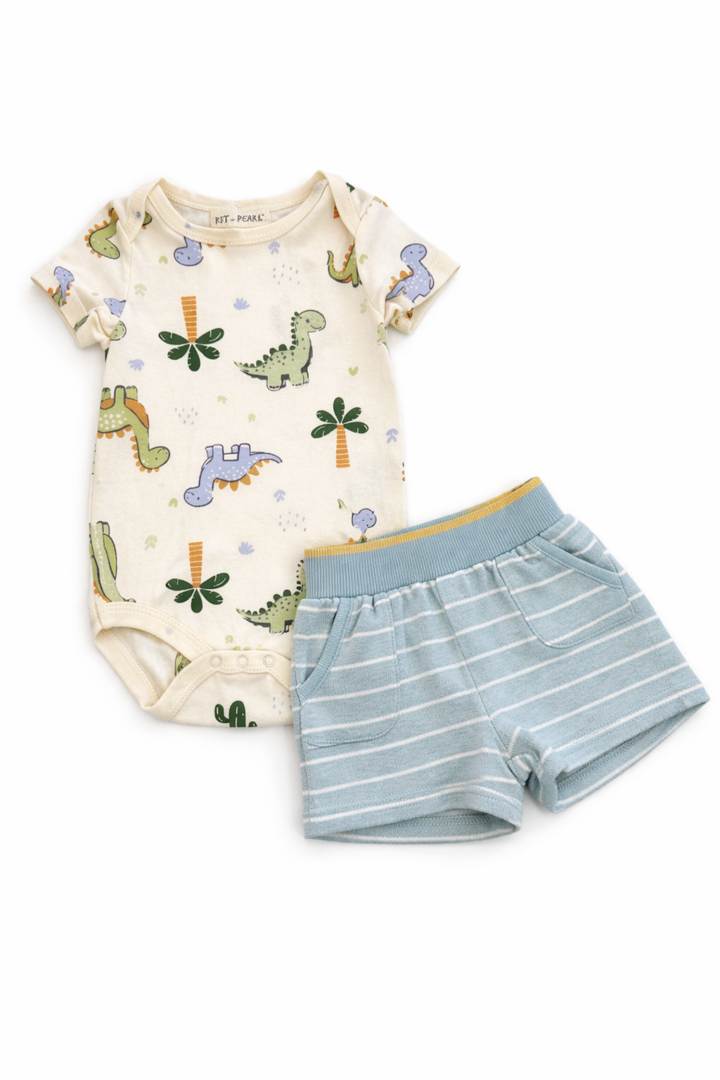 Rabbit Bear 2 Pcs Organic Bodysuit And Top