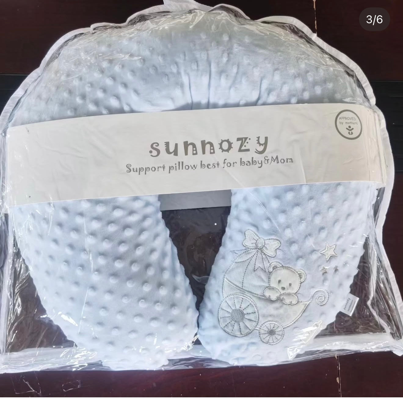 Sunnozy Dotted Breastfeeding Pillow