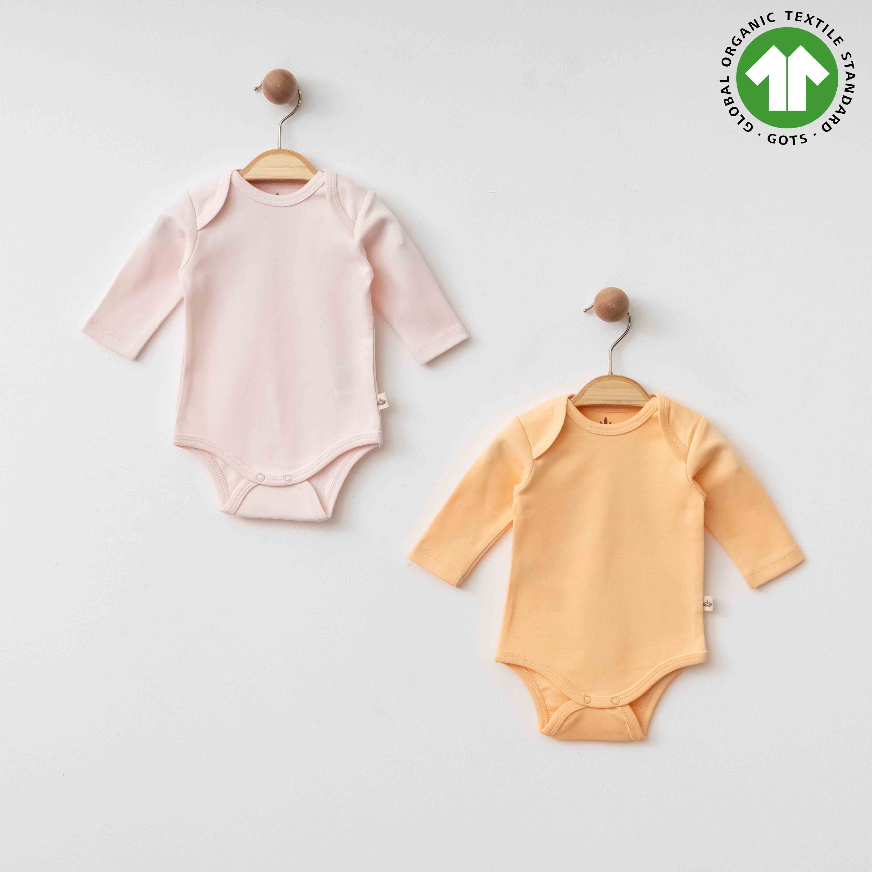 Eslenza 2 Pack Long Sleeve Bodysuit