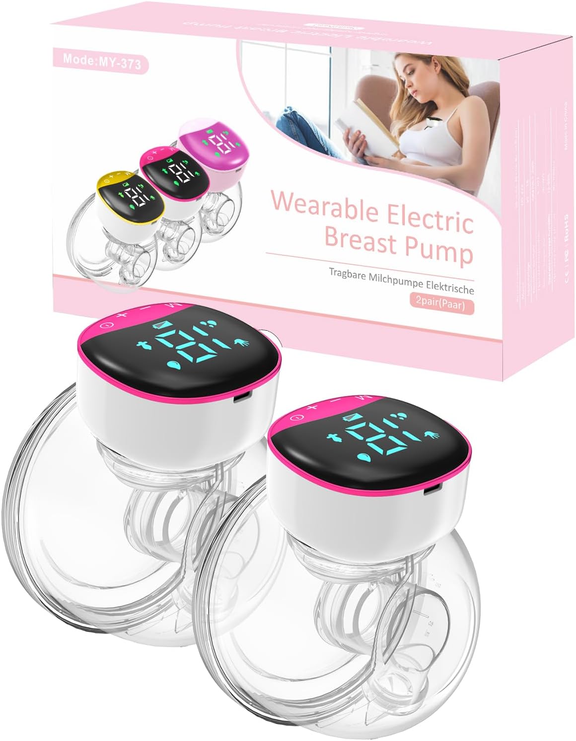 Too Cute 2pair Wearable Electric Breast Pump