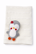 Caramini Knitted Blanket With Buddy