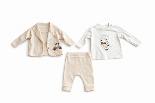 Baby Im 3 Pcs Boys Cotton Suit Set