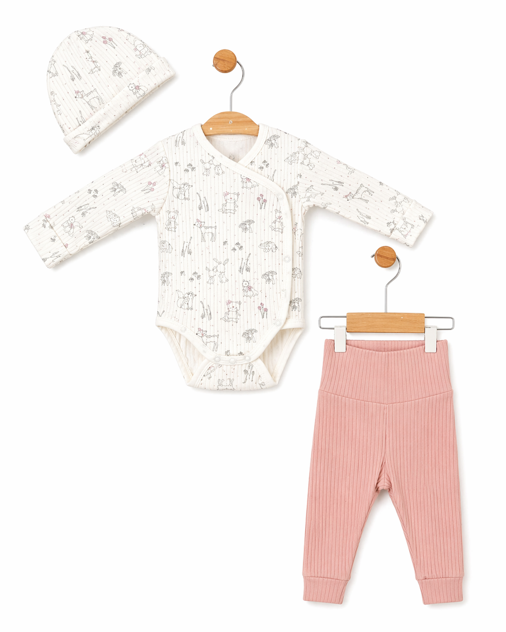 Anna Babba 3pcs Newborn Cotton Set