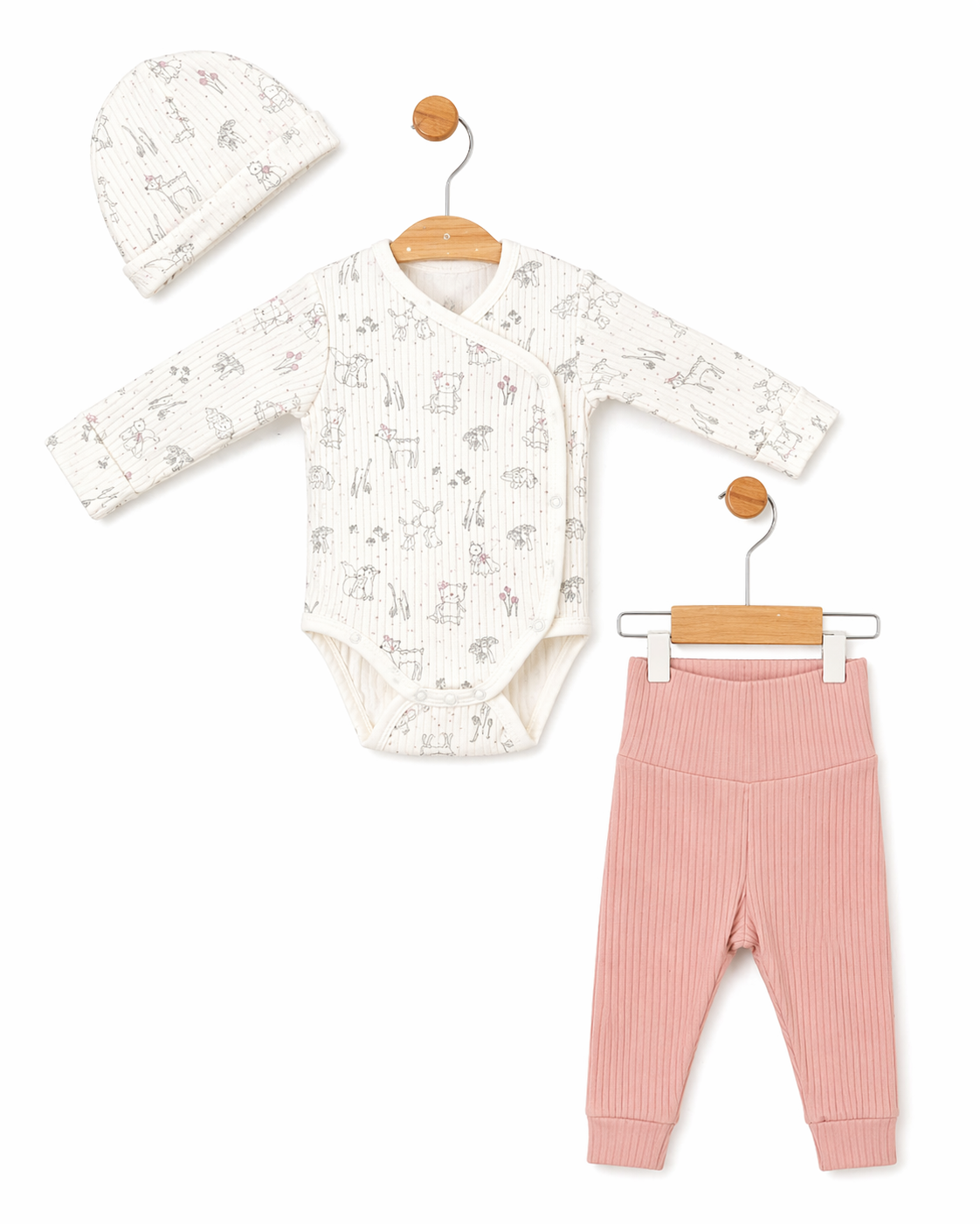 Anna Babba 3pcs Newborn Cotton Set