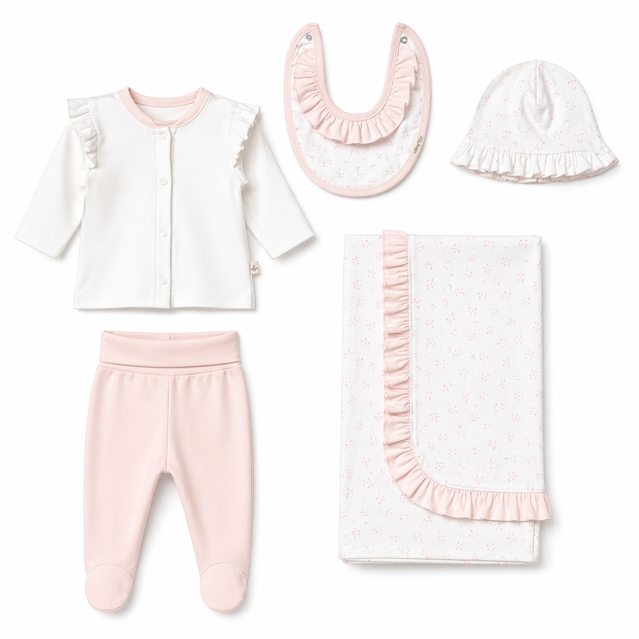 Eslenza 4pcs Girls Organic cotton Welcome Set