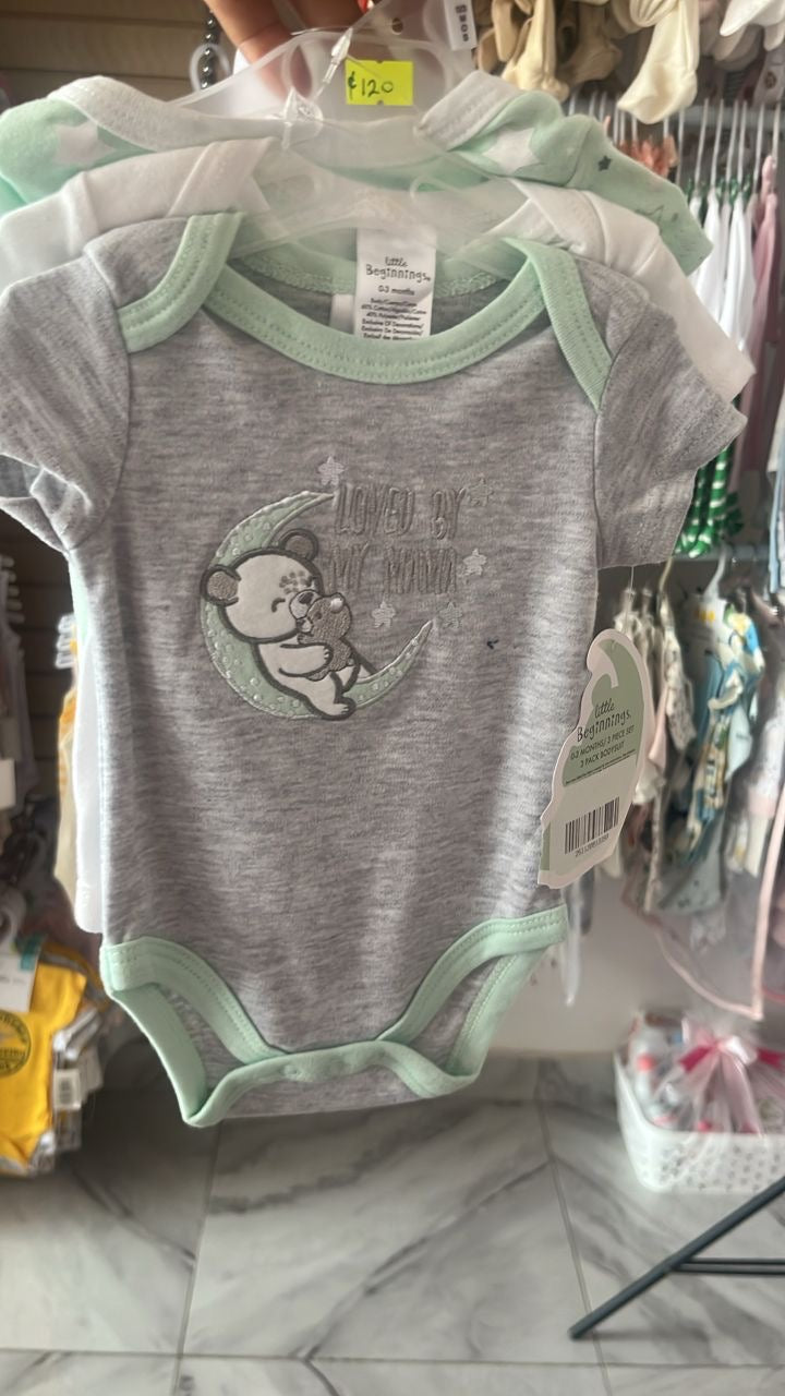 Little Beginning 3pcs Bodysuit
