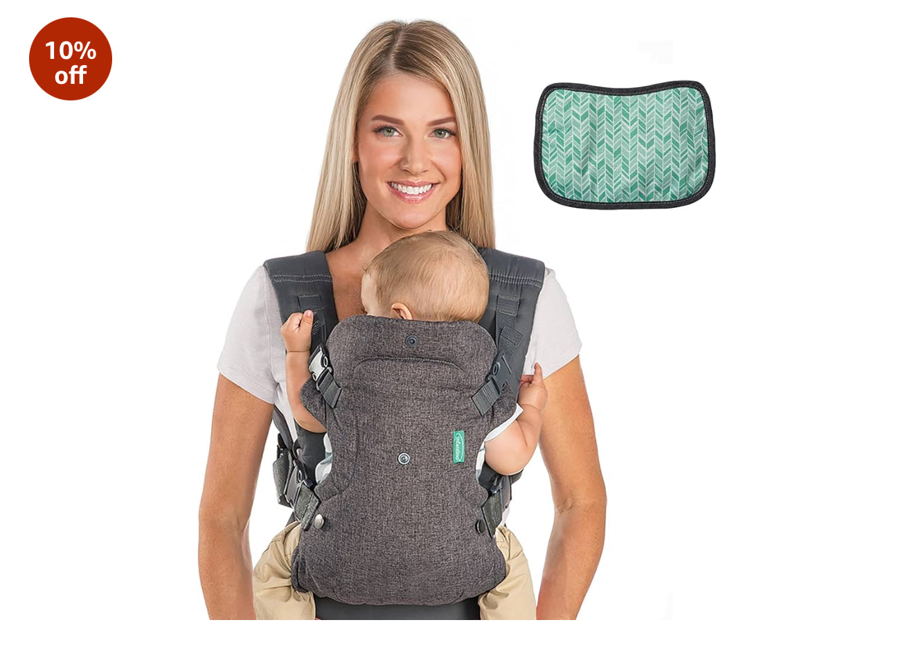 Infantino Flip 4-In-1 Convertible Baby Carrier 8-32lbs