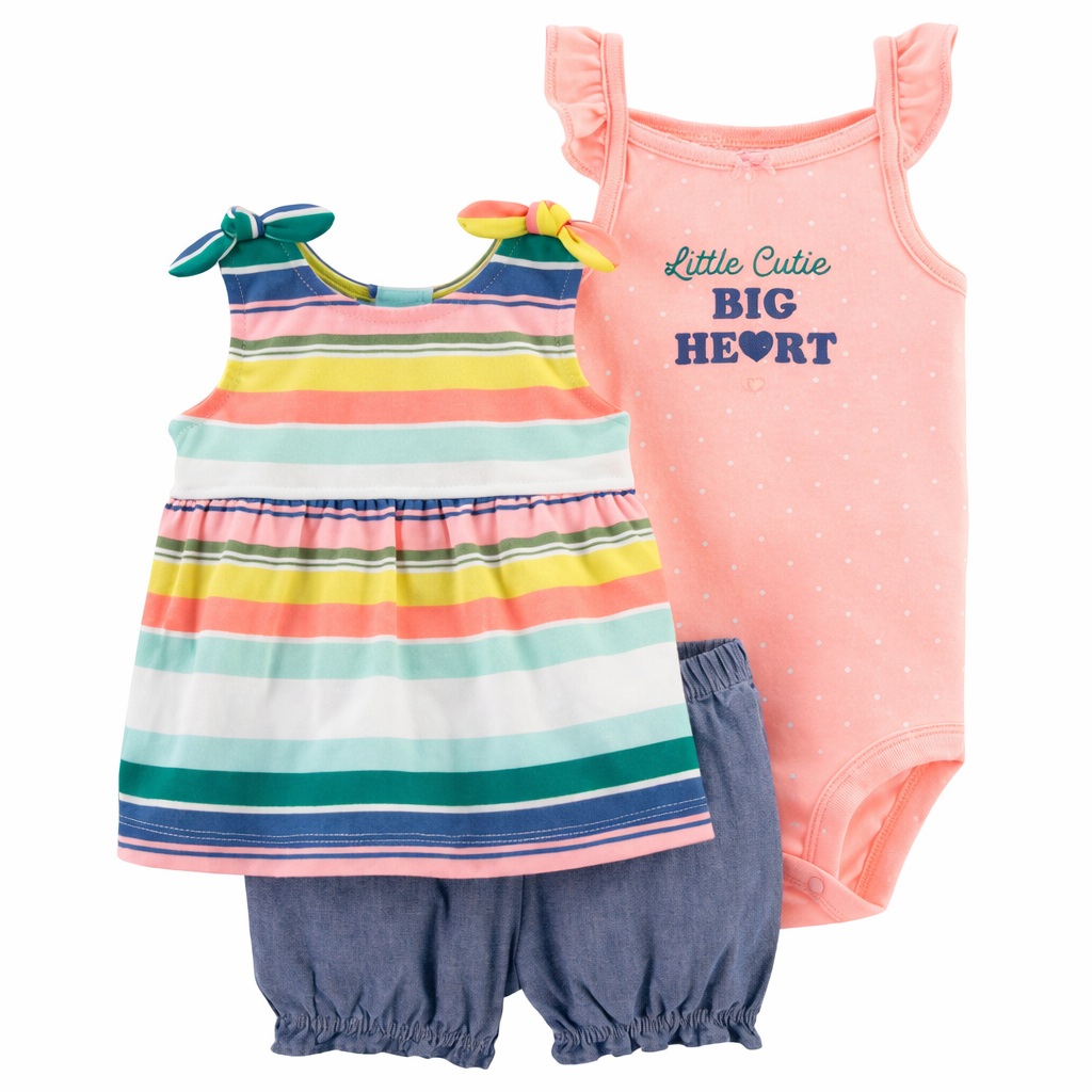 Tedmimak 3 Pcs Girl Set