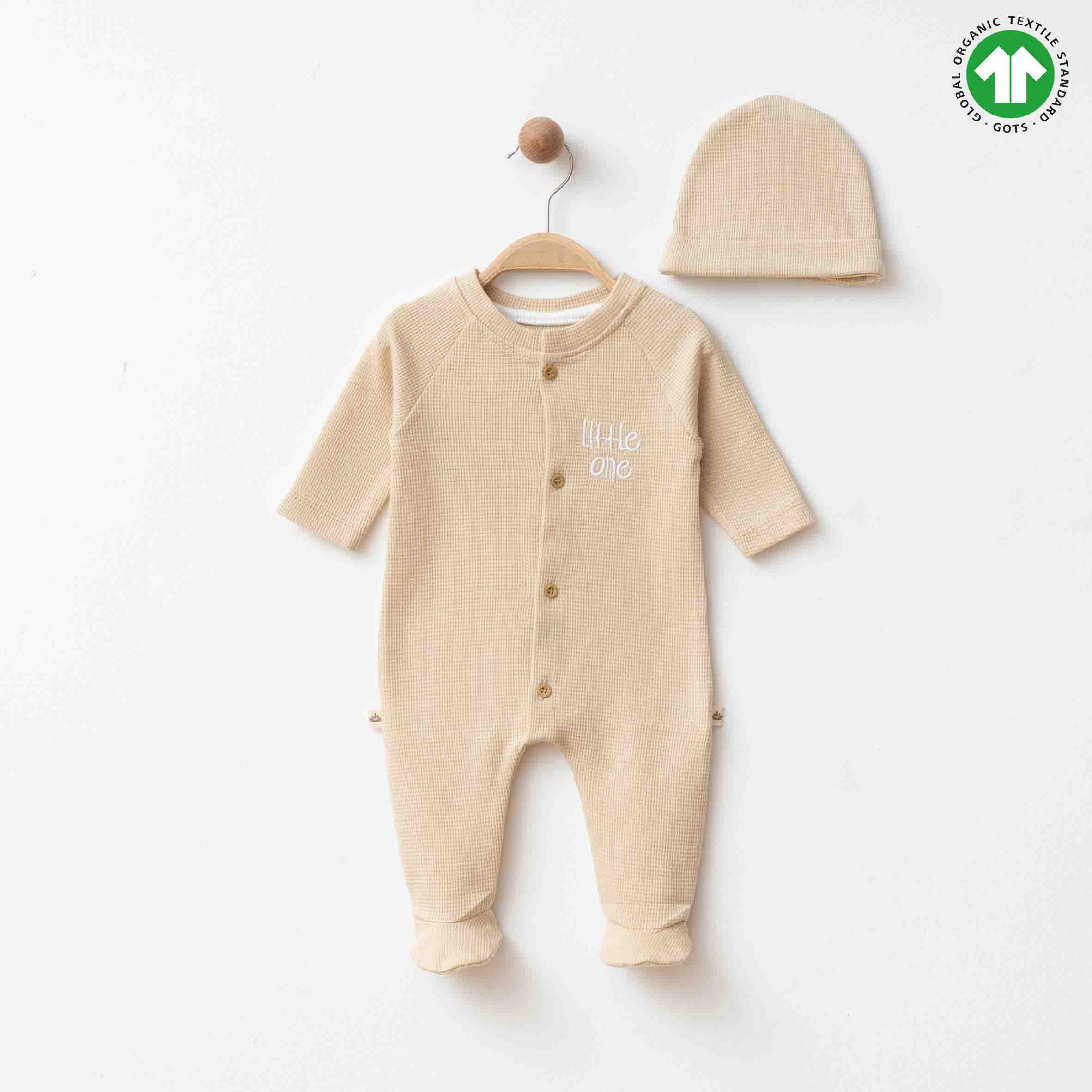 Eslenza 1pcs Footed Organic Cotton Sleepsuit