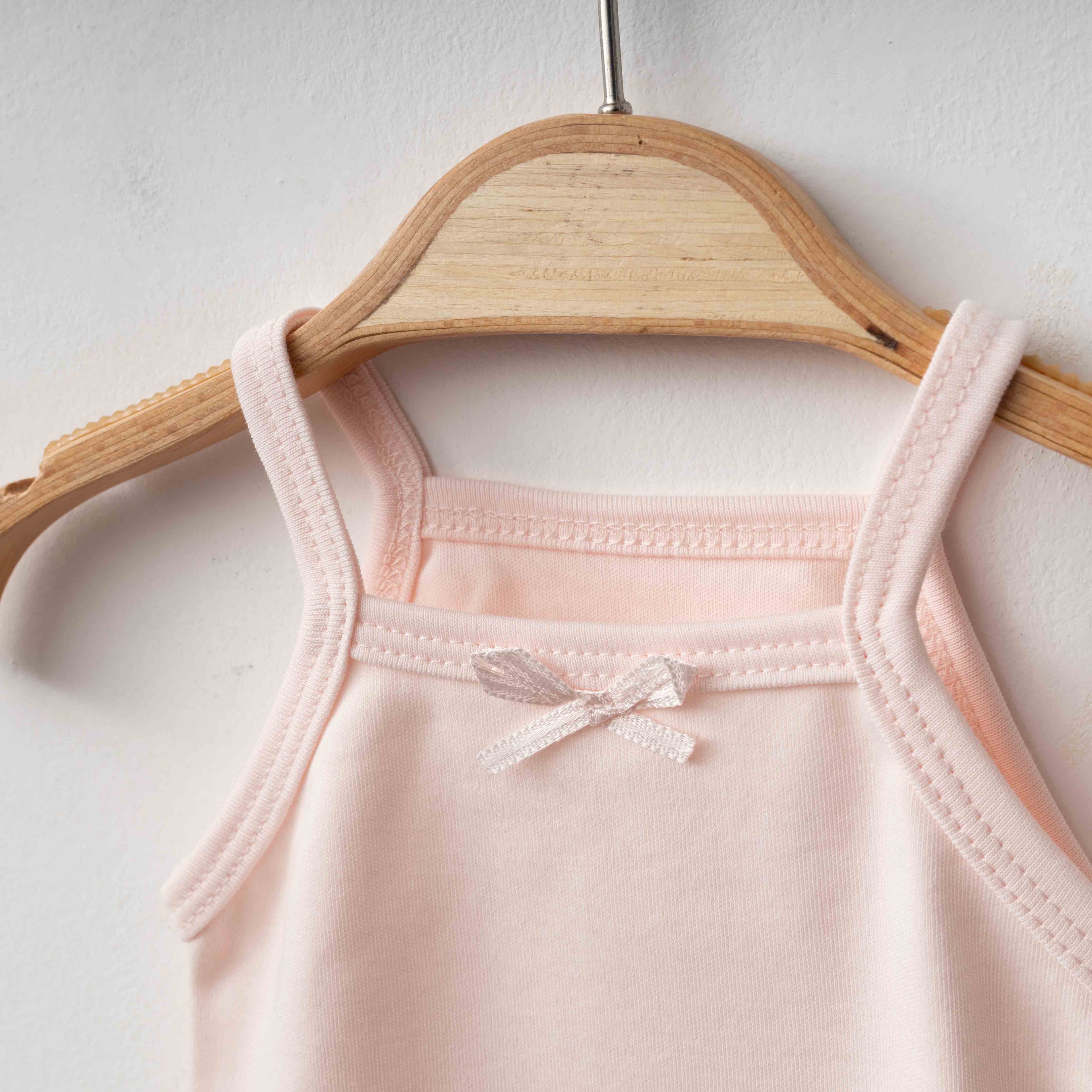 Eslenza 2 Pcs Sleeves Bodysuit Pink