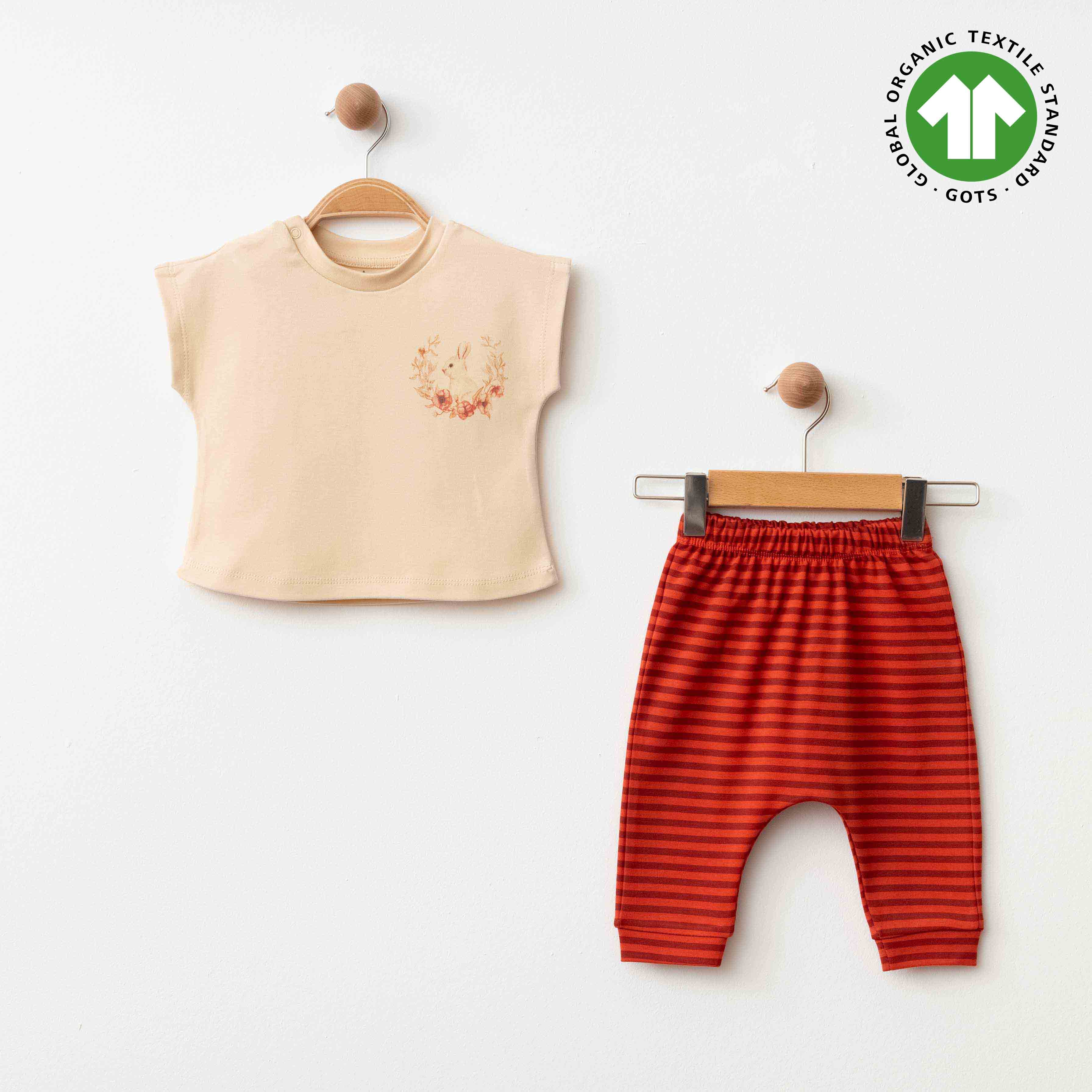 Eslenza 3 Pcs Boys Set With Hooded Jacket
