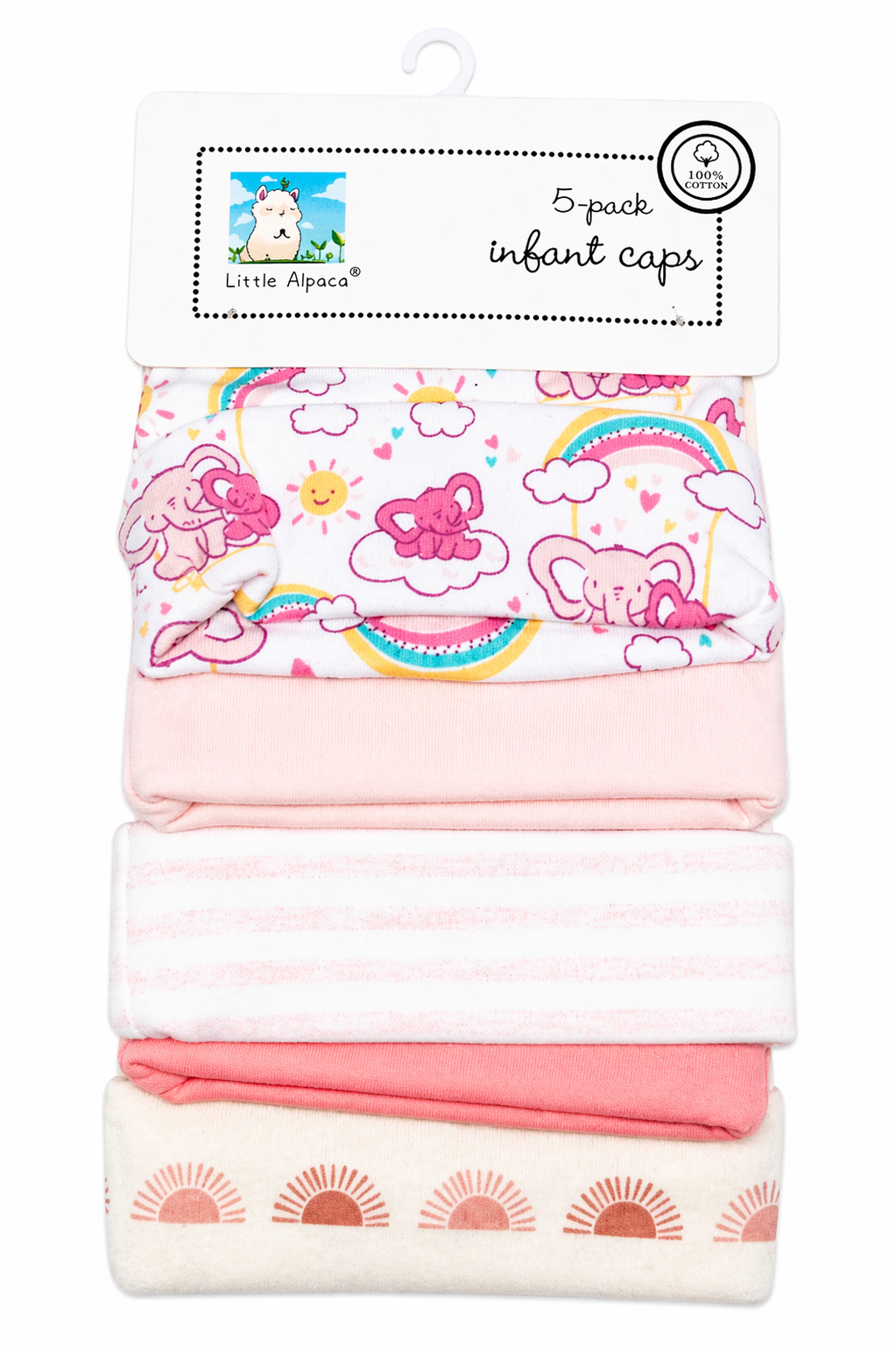 Little Alpaca 5pcs Hat For Tiny Babies