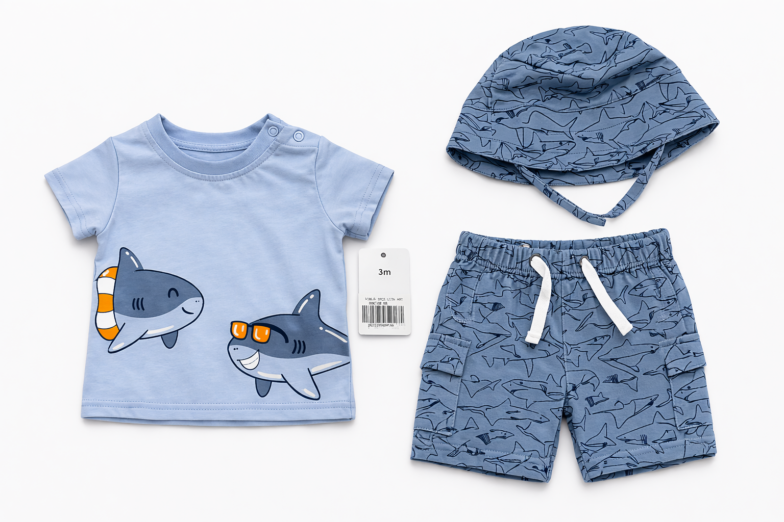 Cute Koala 3 Pcs Boys Set With Hat