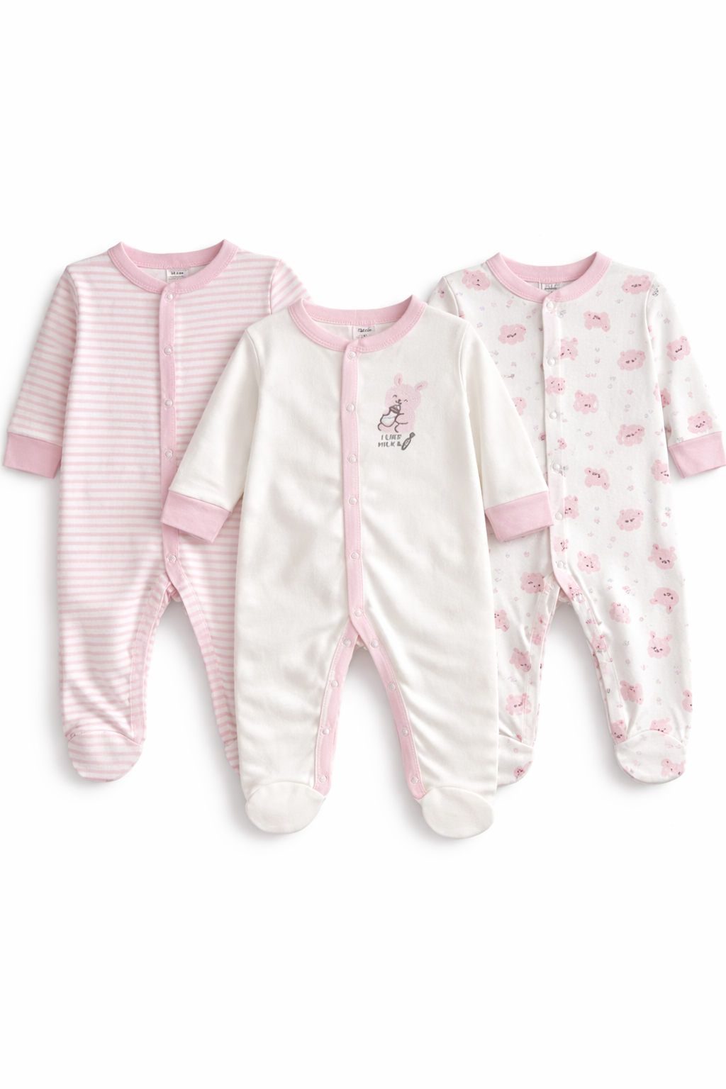 Little Duck 3pcs Footed Sleepsuit