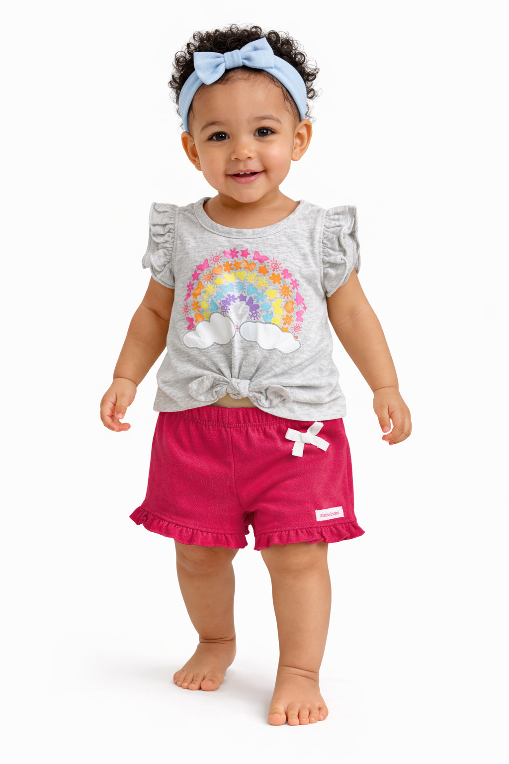 Kids Headquarters 2 Pcs Girls Cotton Top And Down
