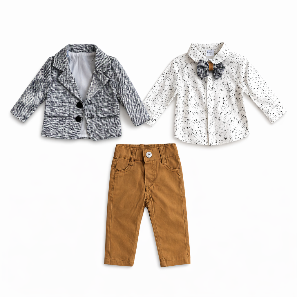 Fashion Leader 3 PCs  Boys Suit set