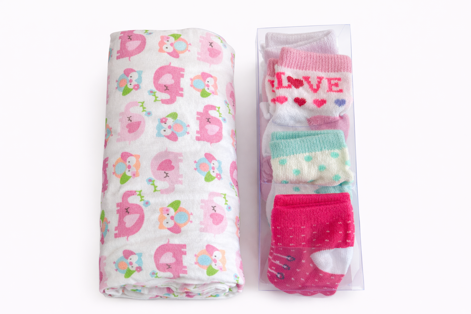 Child Of Mine 1pc Cot Sheet With 4pcs Socks