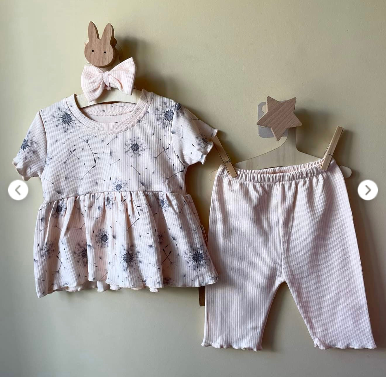 SD Baby 3 Pcs Girls Cotton Set