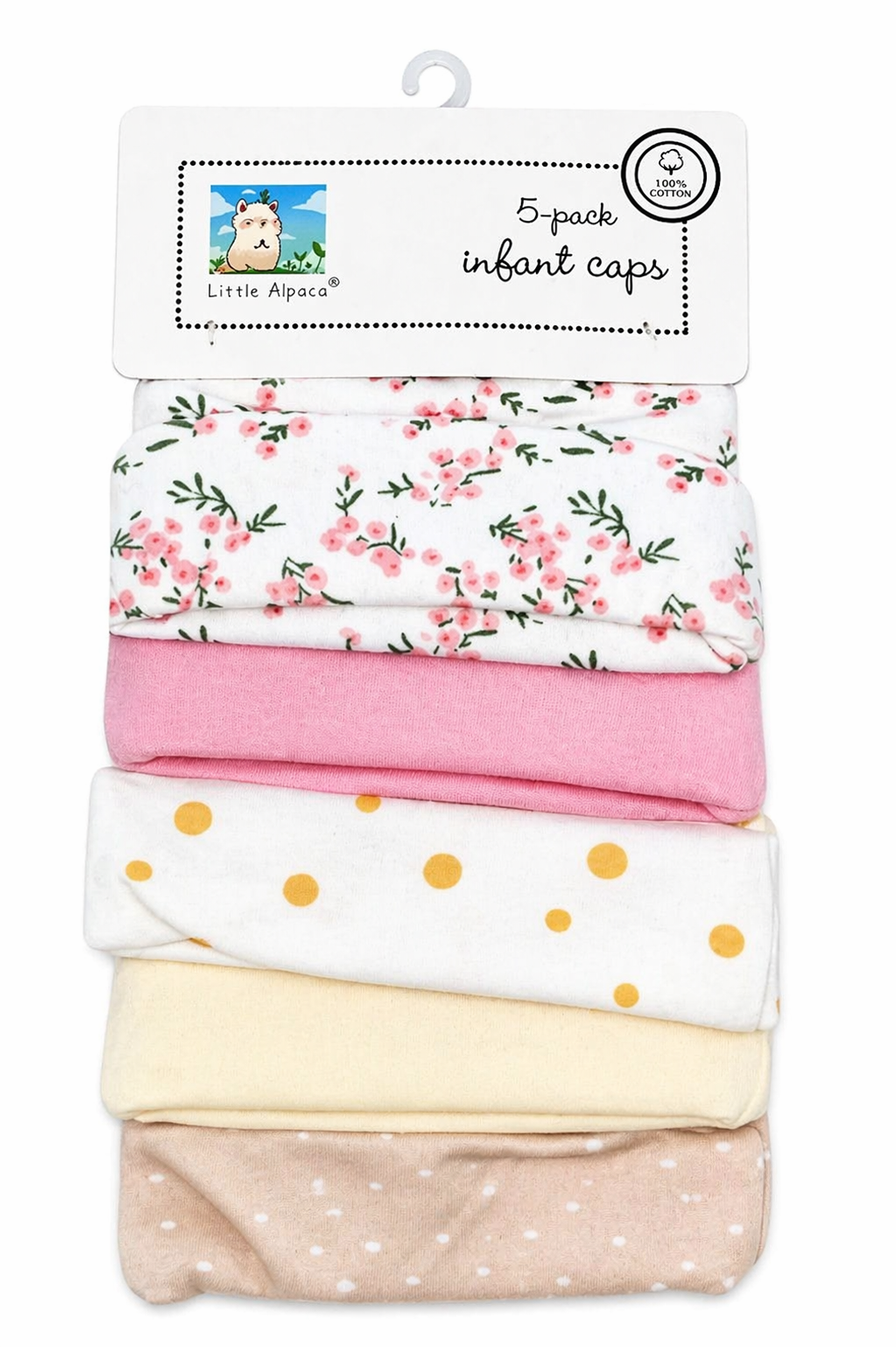 Little Alpaca 5pcs Hat For Tiny Babies