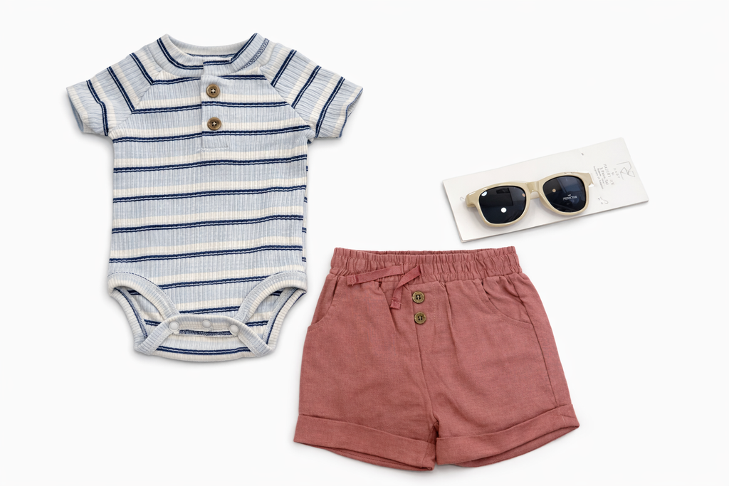 Rachel Zoe 3 Pcs Stripped Top And Down