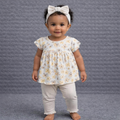 SD Baby 3 Pcs Girls Cotton Set