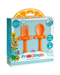 Frootimals 2pcs Silicone Fork & Spoon Set