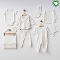 Eslenza 10pcs Organic Cotton Welcome Set Girls And Boys White