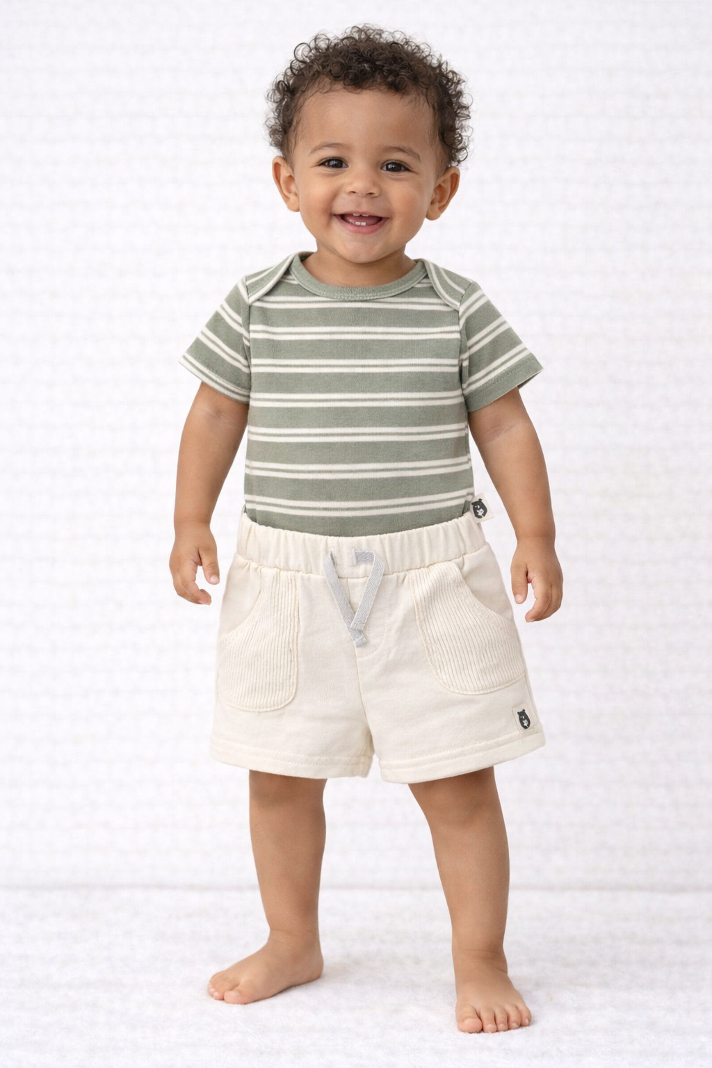 Rabbit Bear 2 Pcs Organic Bodysuit And Top