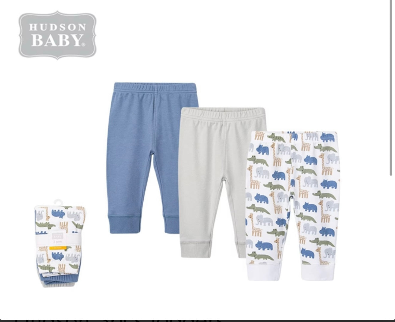 Hudson Baby 3pcs Joggers