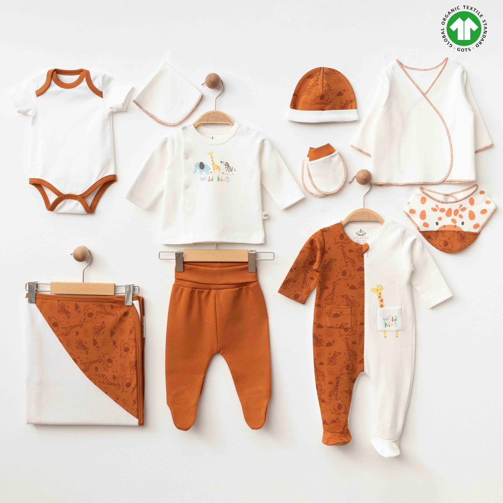 Eslenza 10pcs Organic Cotton Welcome Set Girls And Boys White