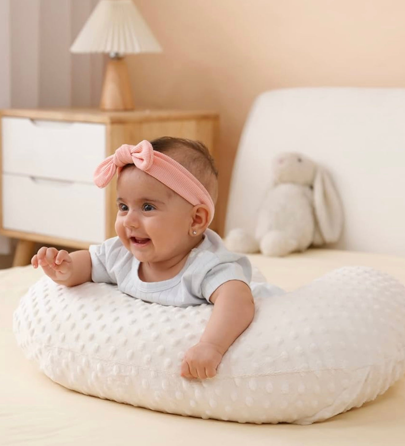 Sunnozy Dotted Breastfeeding Pillow